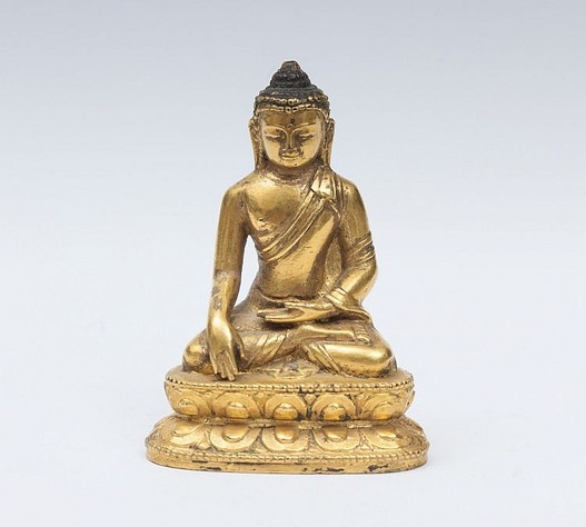 G03 Pendente Buddha in Argento Fine Argento 999 Asiatico Buddhistisch 
